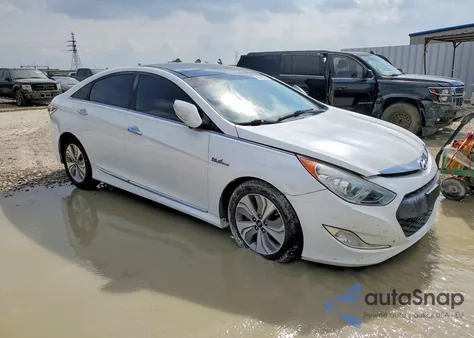 2015 Hyundai Sonata Hybrid z USA, uszkodzony, nr VIN KMHEC4A45FA133082